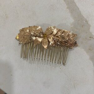 Gold Hair comb